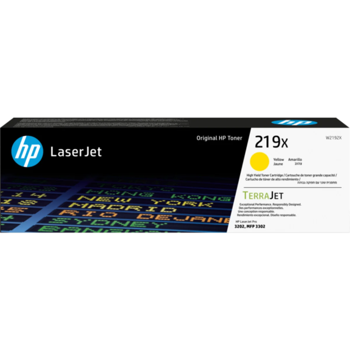 Toner original HP 219X W2192X groc